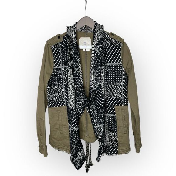 Anthropologie Hei Hei Fringed Fieldwork Jacket Size Small - Picture 3 of 6